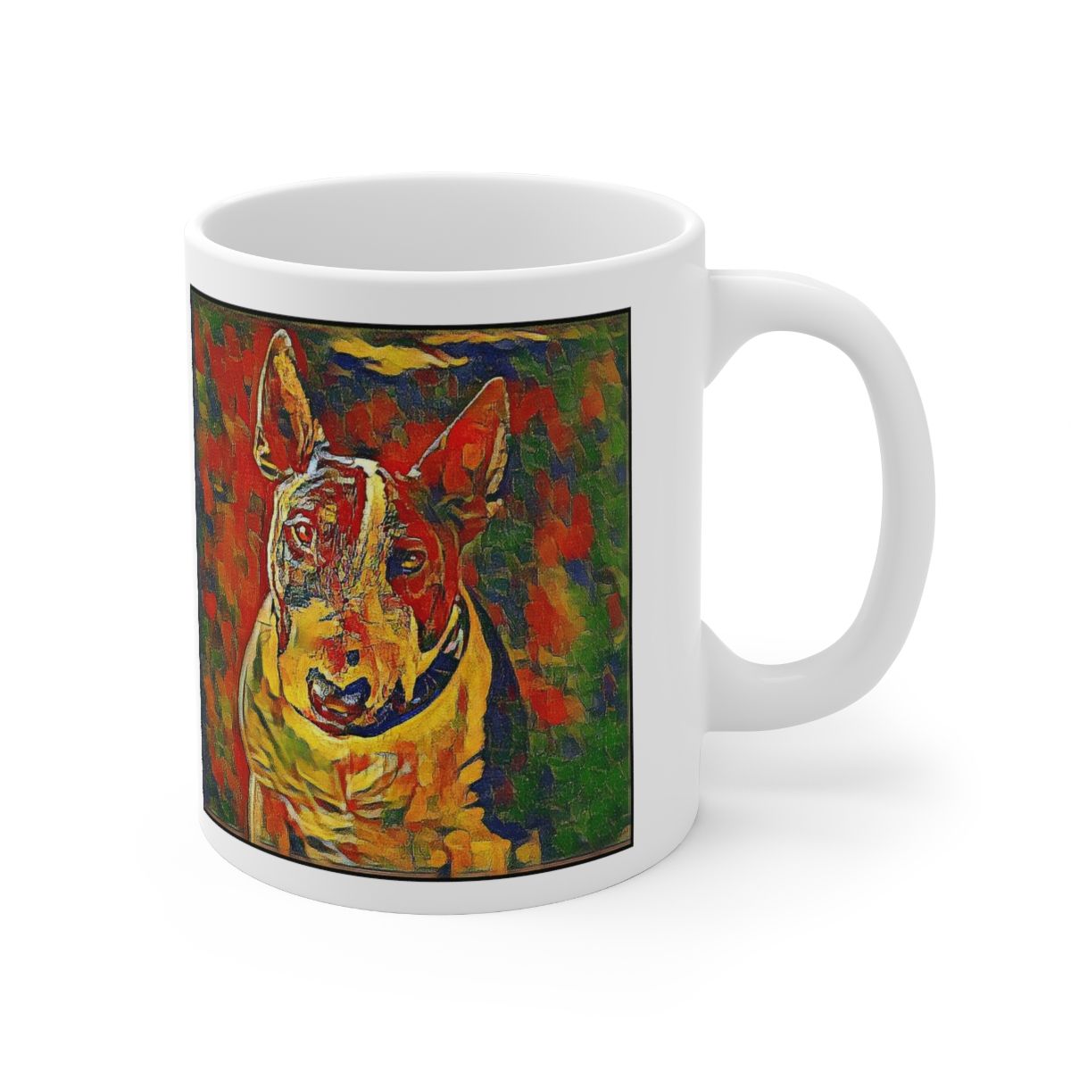 Picture of English Bull Terrier-Garden Veggie Mug