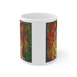 Picture of English Bull Terrier-Garden Veggie Mug