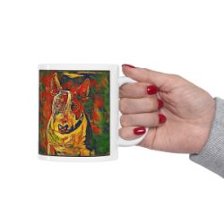 Picture of English Bull Terrier-Garden Veggie Mug