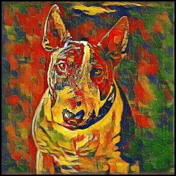 Picture of English Bull Terrier-Garden Veggie Mug