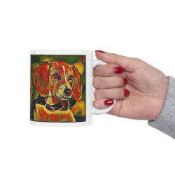 Picture of English Foxhound-Garden Veggie Mug
