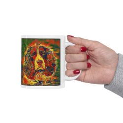 Picture of English Springer Spaniel-Garden Veggie Mug