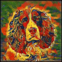Picture of English Springer Spaniel-Garden Veggie Mug