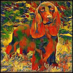 Picture of Field Spaniel-Garden Veggie Mug