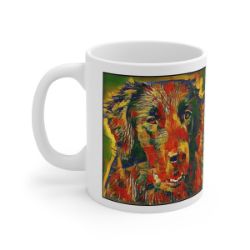 Picture of Flat Coated Retriever-Garden Veggie Mug