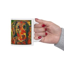 Picture of Flat Coated Retriever-Garden Veggie Mug