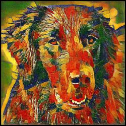 Picture of Flat Coated Retriever-Garden Veggie Mug