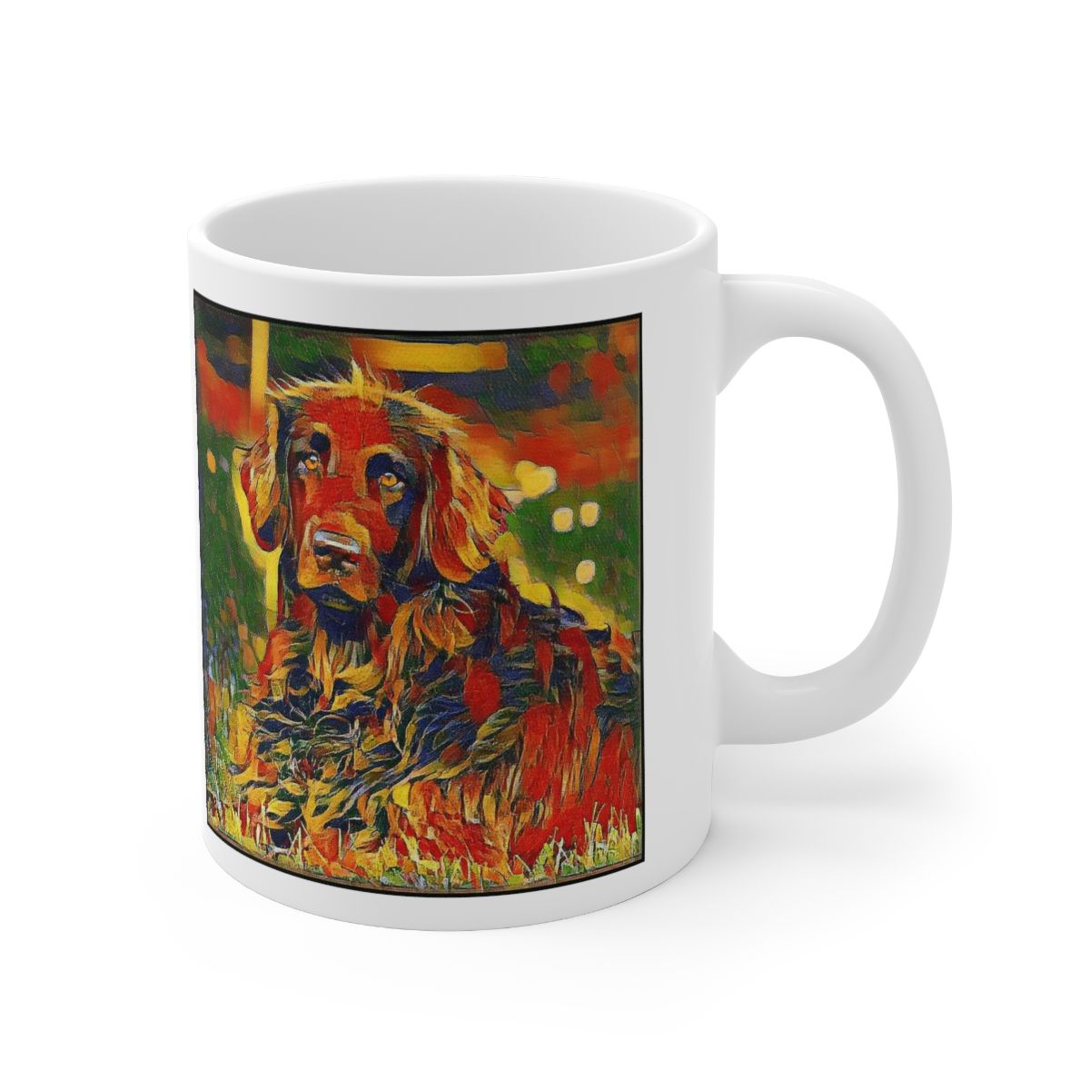 Picture of German Long Haired Pointer-Garden Veggie Mug
