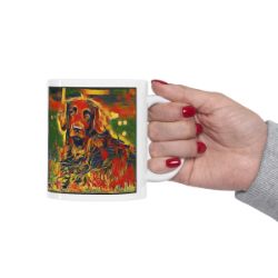 Picture of German Long Haired Pointer-Garden Veggie Mug