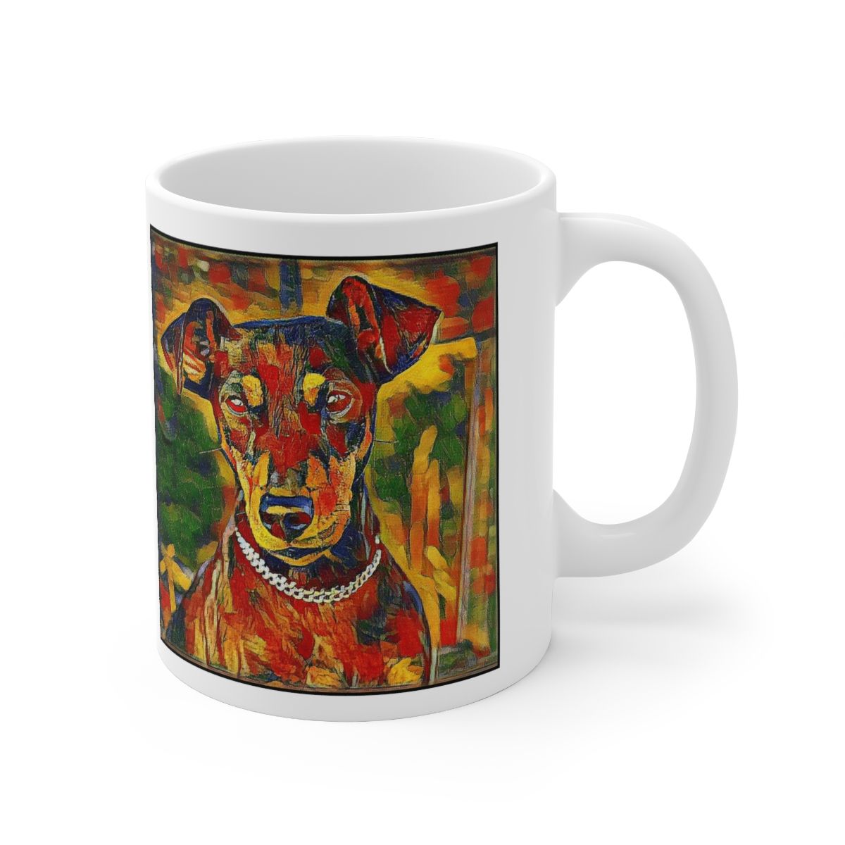 Picture of German Pinscher-Garden Veggie Mug