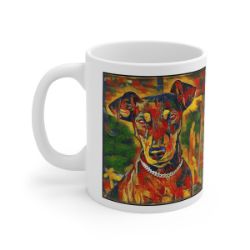 Picture of German Pinscher-Garden Veggie Mug