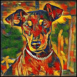 Picture of German Pinscher-Garden Veggie Mug