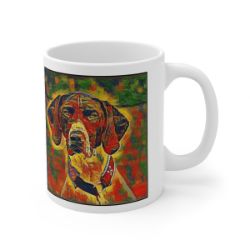 Picture of German Shorthaired Pointer-Garden Veggie Mug