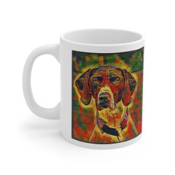 Picture of German Shorthaired Pointer-Garden Veggie Mug