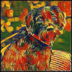 Picture of German Wirehaired Pointer-Garden Veggie Mug