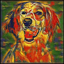 Picture of Irish Red and White Setter-Garden Veggie Mug