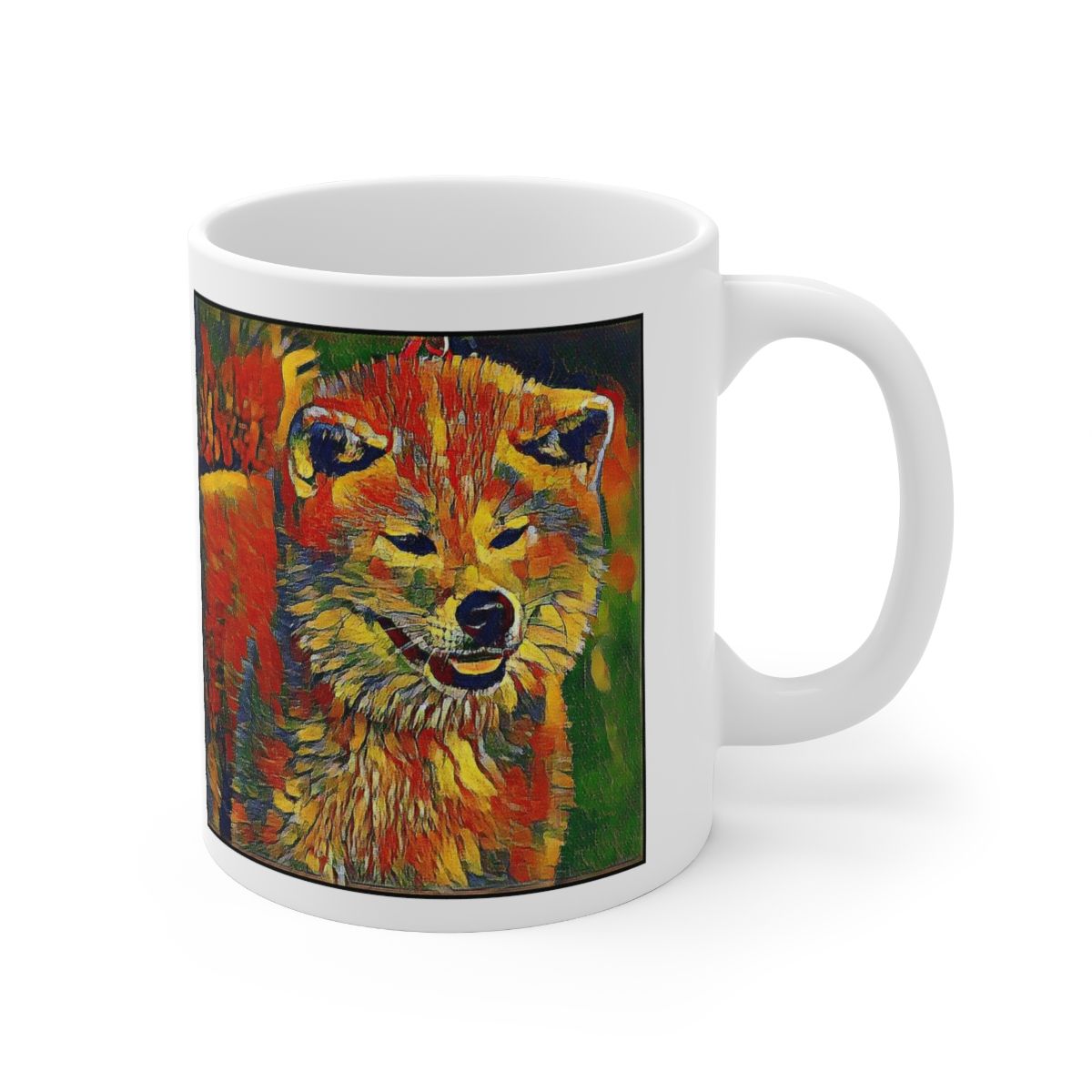 Picture of Japanese Akita Inu-Garden Veggie Mug