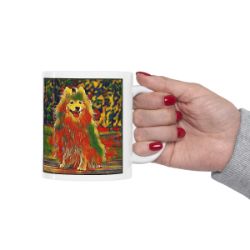 Picture of Japanese Spitz-Garden Veggie Mug