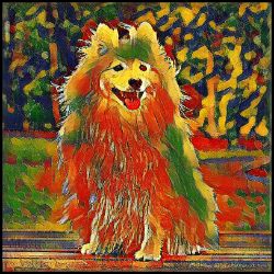 Picture of Japanese Spitz-Garden Veggie Mug