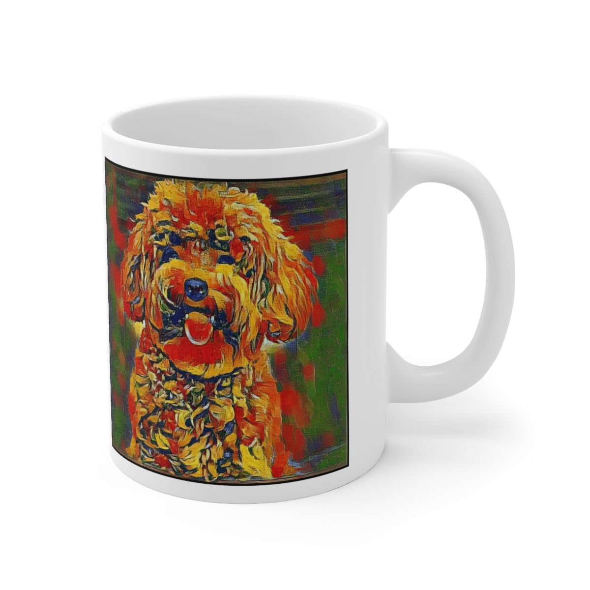 Picture of Miniature Poodle-Garden Veggie Mug