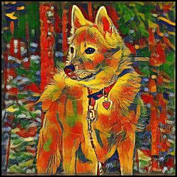 Picture of Norwegian Buhund-Garden Veggie Mug