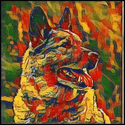 Picture of Norwegian Elkhound-Garden Veggie Mug