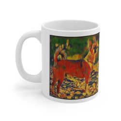 Picture of Norwegian Lundehund-Garden Veggie Mug