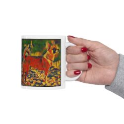 Picture of Norwegian Lundehund-Garden Veggie Mug