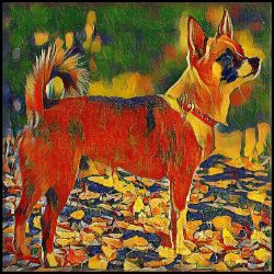 Picture of Norwegian Lundehund-Garden Veggie Mug