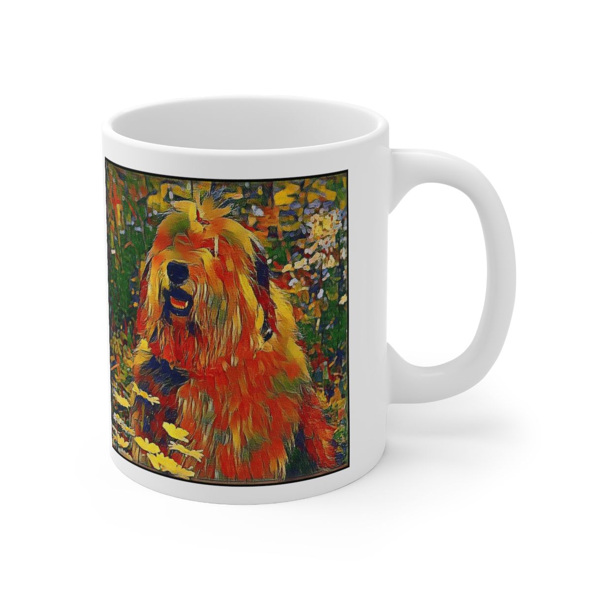 Picture of Old English Sheepdog-Garden Veggie Mug