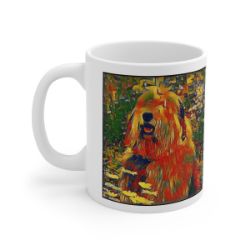 Picture of Old English Sheepdog-Garden Veggie Mug