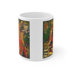 Picture of Old English Sheepdog-Garden Veggie Mug