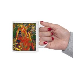 Picture of Old English Sheepdog-Garden Veggie Mug