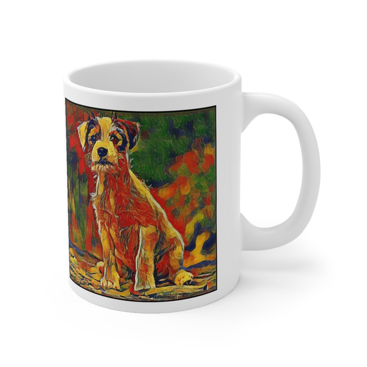 Picture of Parson Russell Terrier-Garden Veggie Mug