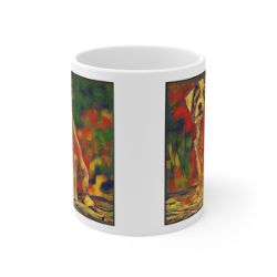 Picture of Parson Russell Terrier-Garden Veggie Mug