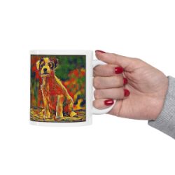 Picture of Parson Russell Terrier-Garden Veggie Mug