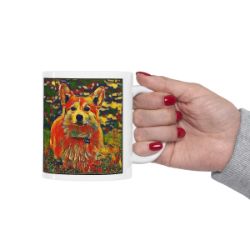 Picture of Pembroke Welsh Corgi-Garden Veggie Mug