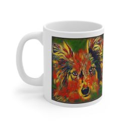 Picture of Shetland Sheepdog-Garden Veggie Mug