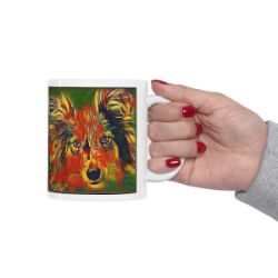 Picture of Shetland Sheepdog-Garden Veggie Mug