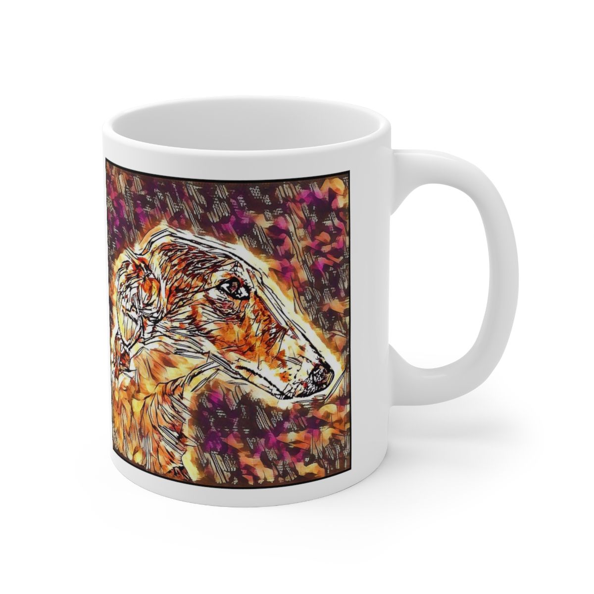 Picture of Borzoi-Hipster Mug