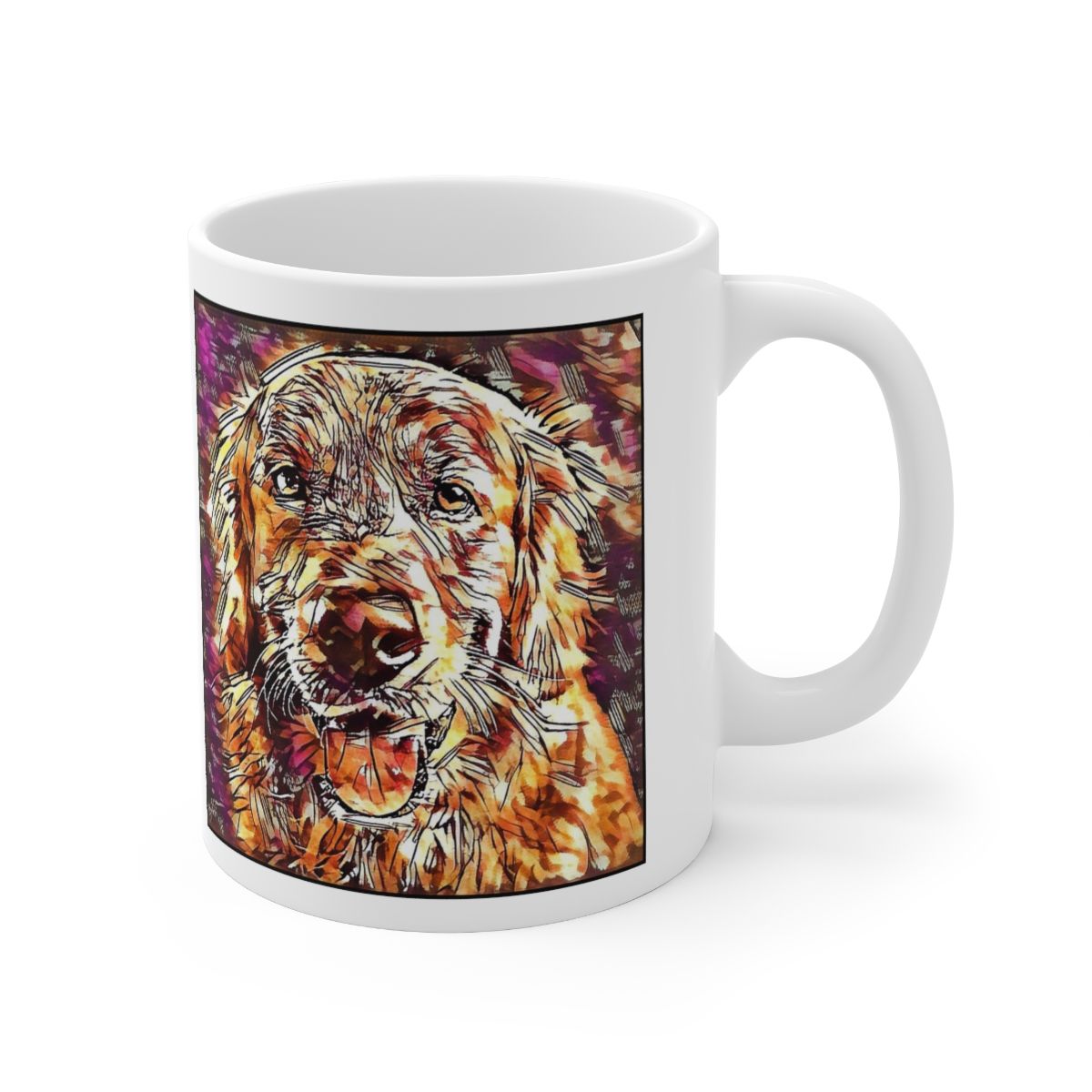 Picture of Golden Retriever-Hipster Mug
