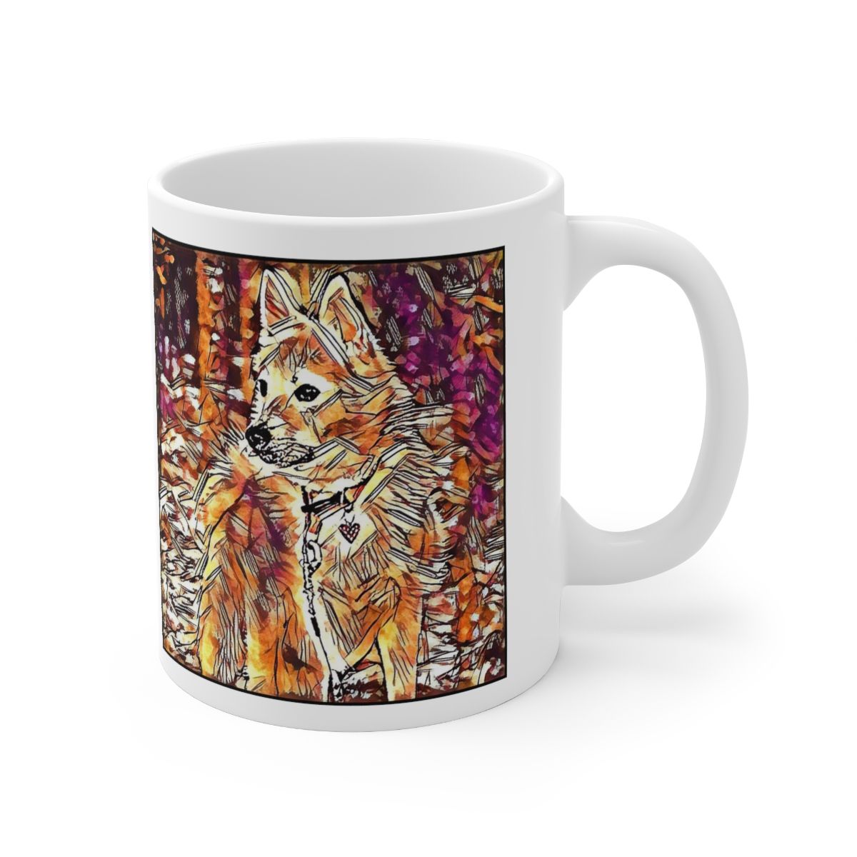 Picture of Norwegian Buhund-Hipster Mug