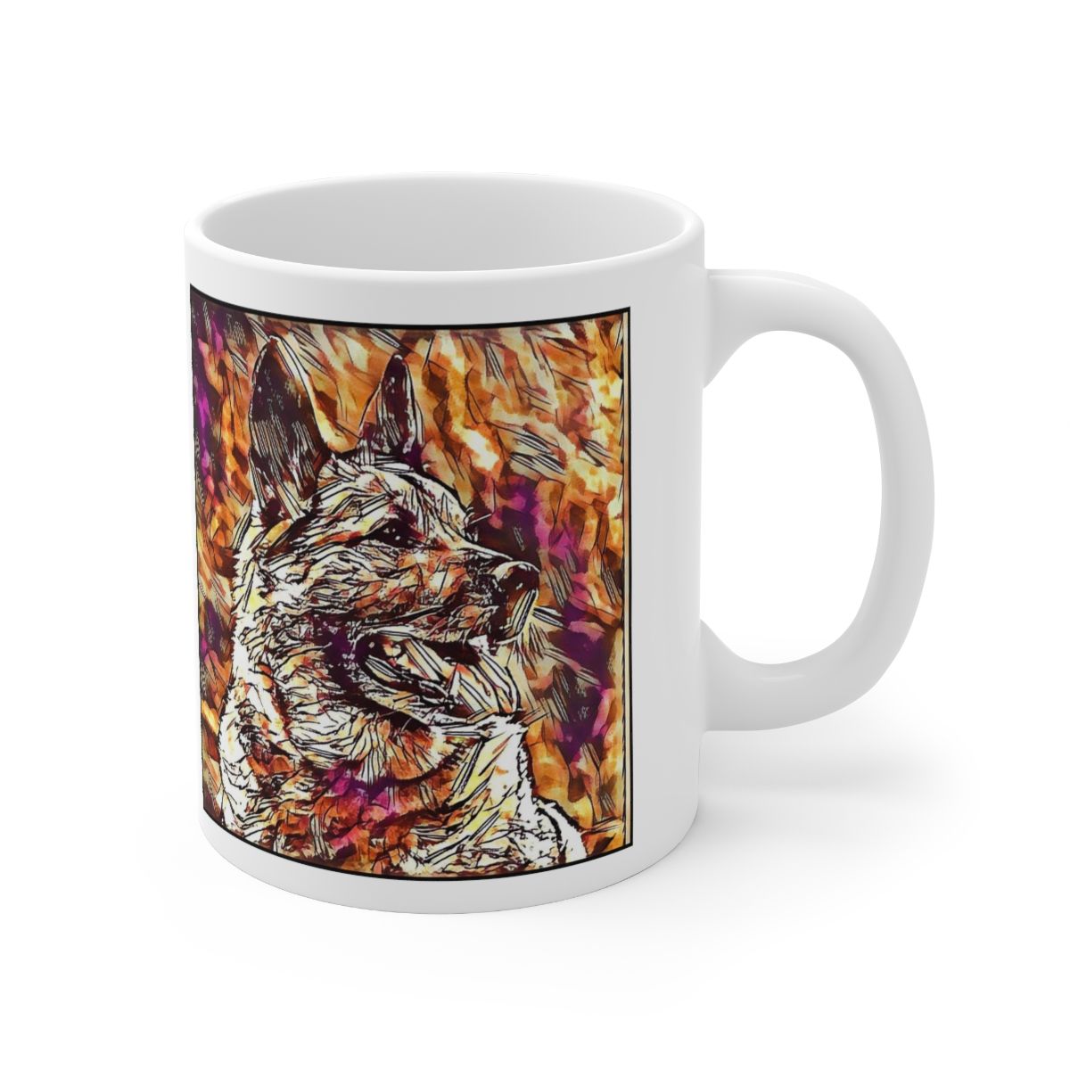 Picture of Norwegian Elkhound-Hipster Mug