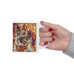 Picture of Norwegian Elkhound-Hipster Mug