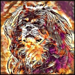 Picture of Tibetan Spaniel-Hipster Mug