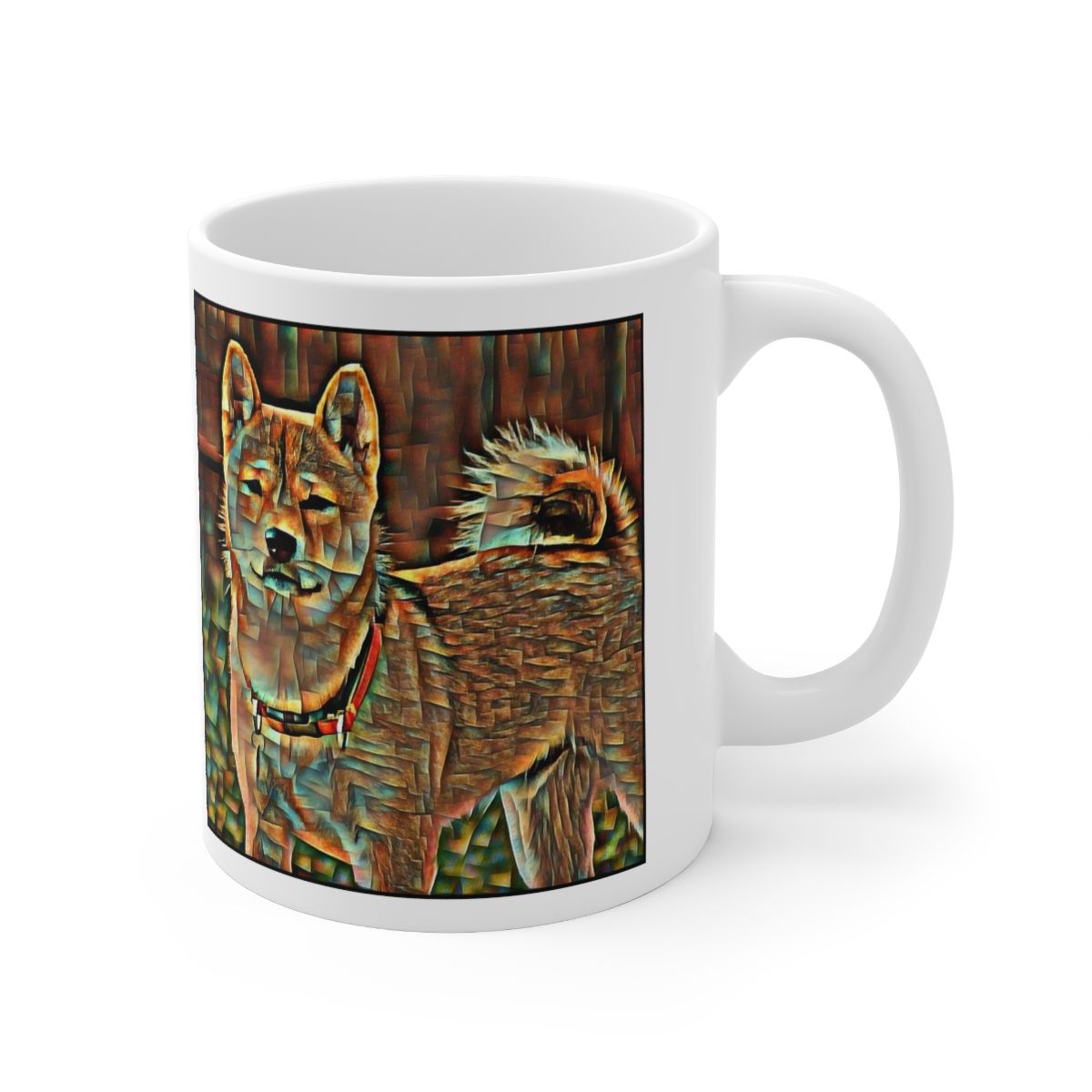 Picture of Akita Shiba Inu-Cool Cubist Mug
