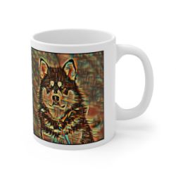Picture of Alaskan Malamute-Cool Cubist Mug