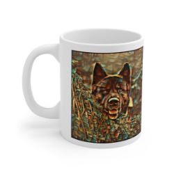 Picture of American Akita-Cool Cubist Mug