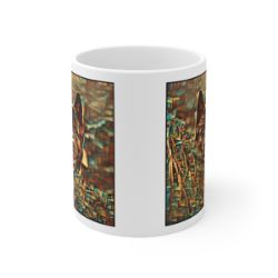 Picture of American Akita-Cool Cubist Mug