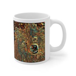 Picture of American Eskimo-Cool Cubist Mug